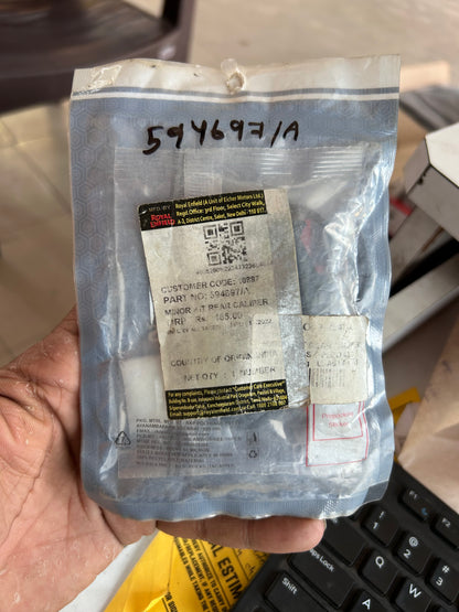 Royal Enfield 594697/A Rear Brake Caliper Minor Kit – Classic 350, Meteor 350, Interceptor 650, GT 650 Compatible