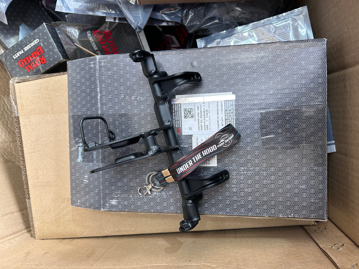 Royal Enfield Genuine Cock Pit Assembly - 2, Black for Royal Enfield Himalayan 411 ABS (BS6/BS6V) – RAG00313/C