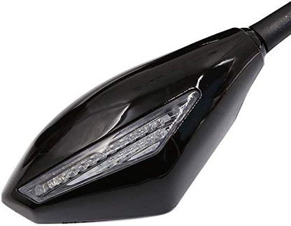  LED rearview mirror – side view with integrated indicator