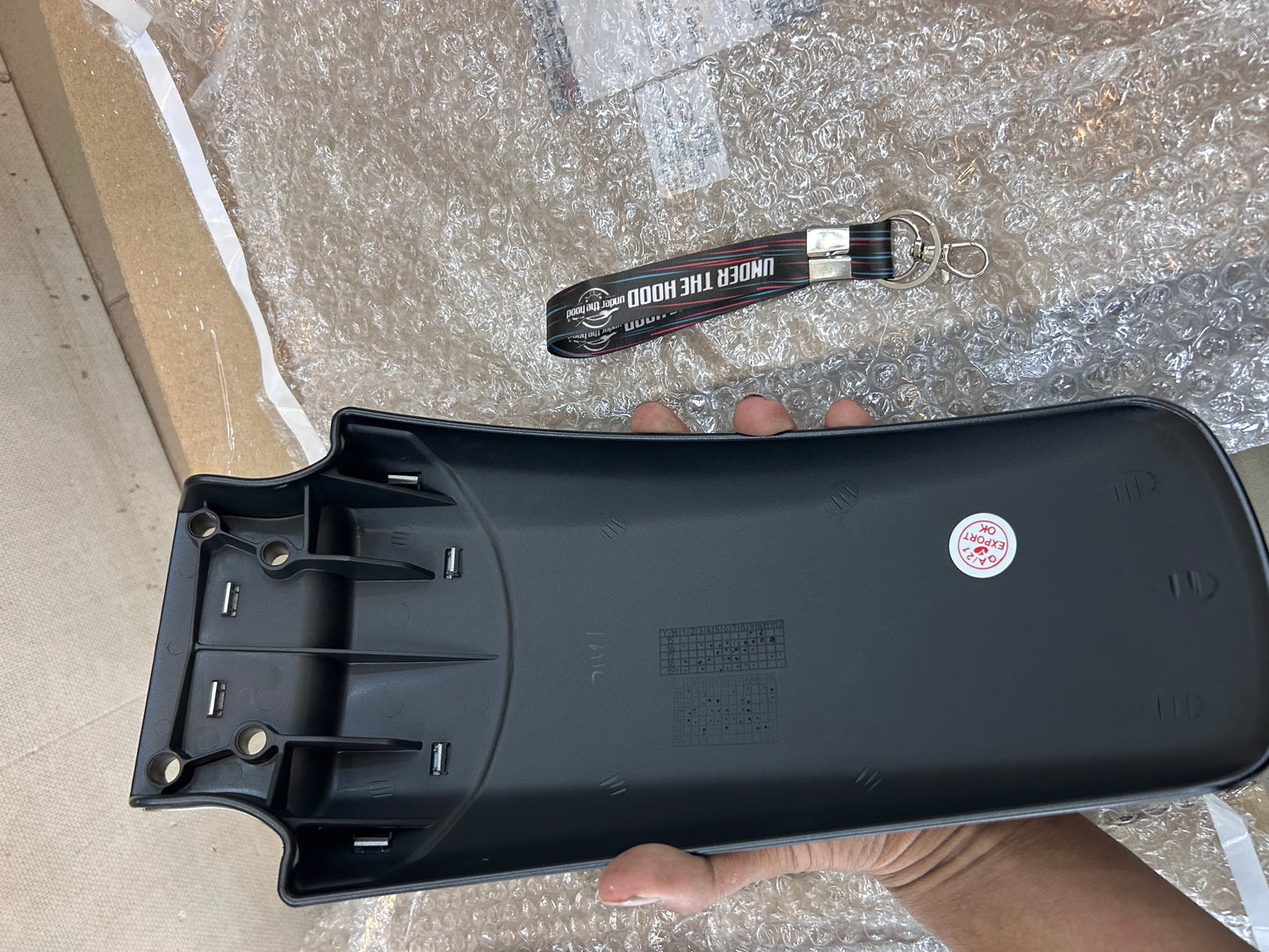 Front Mudguard (Front Fender) with Sticker Assembly – Granite for Royal Enfield Himalayan 411 (LS410, BS4/Euro 4) – 866204