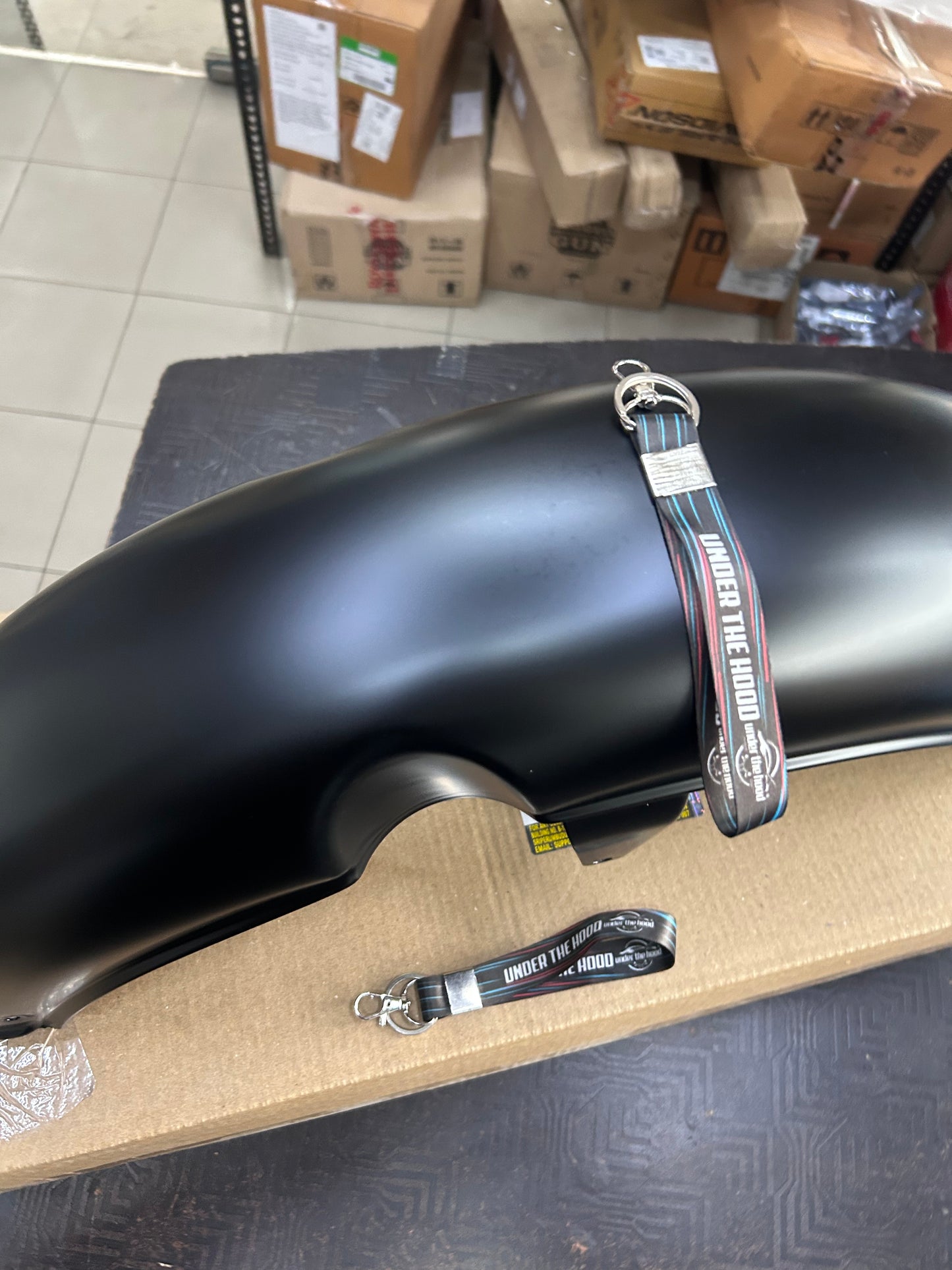 Genuine Royal Enfield Front Mudguard Assembly (FMG) – Matt Black – RAG00143/A ALL NEW CLASSIC 350 - DARK STEALTH BLACK