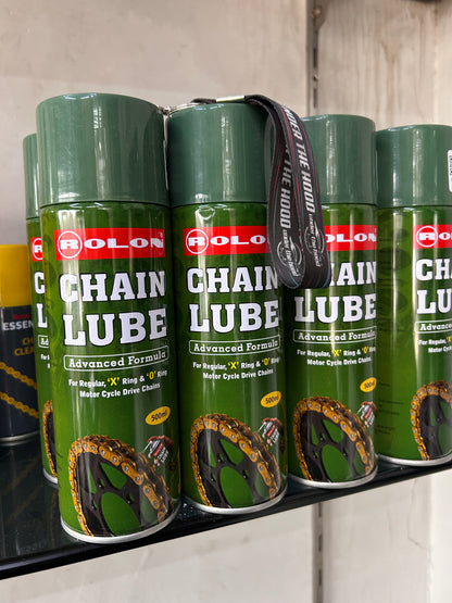 Rolon Chain Lube for Motorcycles (O-Ring / X-Ring Safe) – 150ml / 500ml – Genuine Chain Lubricant