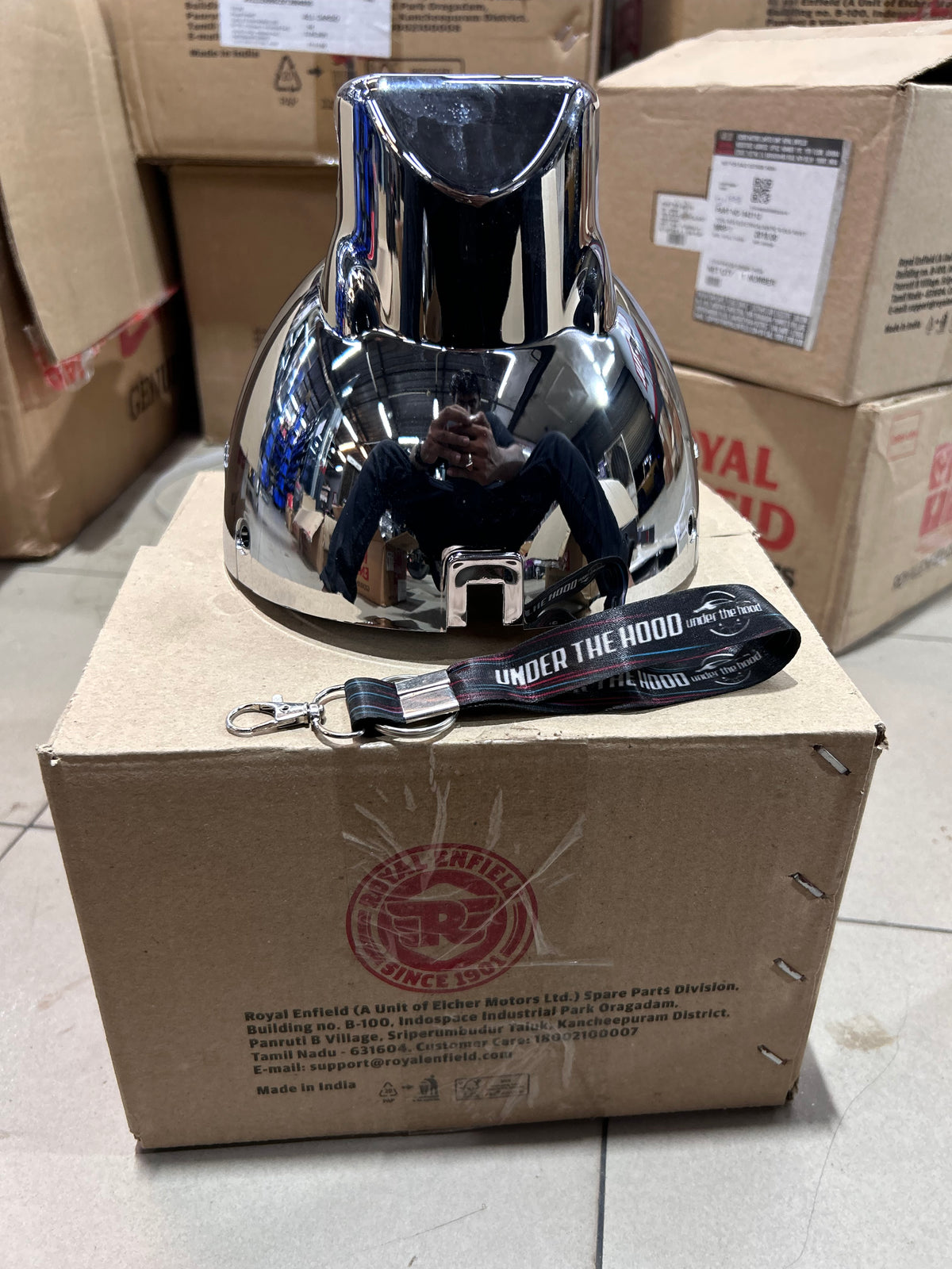 Royal Enfield Thunderbird 350 & 500 Chrome Headlamp Outer Housing / Bowl – 594573