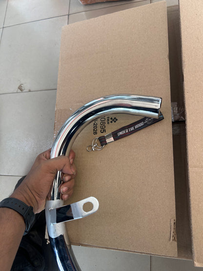 Royal Enfield Bullet 350 Standard, Deluxe, Machismo, Campus & Electra 4S KS Plated Exhaust Pipe 144123/A