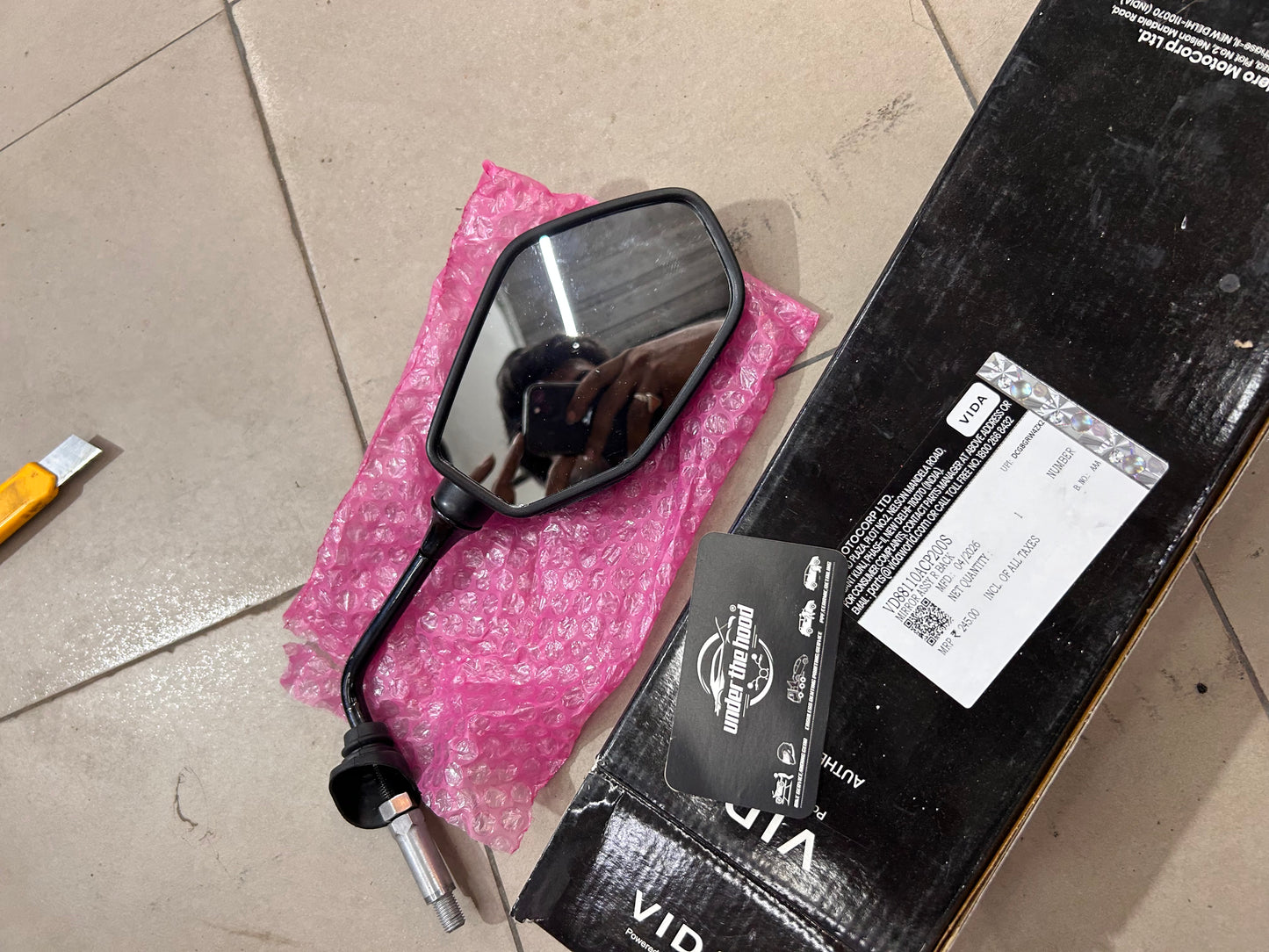 Hero VIDA V2 Rear View Mirror Assembly - Left, Right and Pair Options