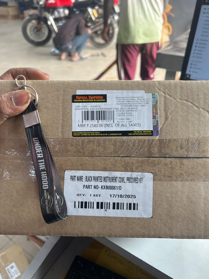 Royal Enfield KXA00472 Halcyon Black Painted Instrument Cowl for Guerrilla 450 (Genuine GMA)