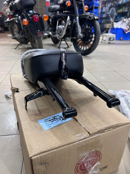 Genuine Royal Enfield Classic 350 UCE / Classic 500 EFI C5 Black Pillion Passenger Seat Sub-Assembly – 597447