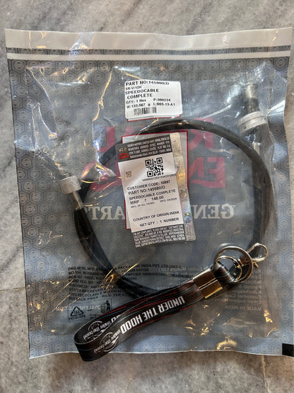 Speedometer Cable Complete (Front Wheel Driven) for Classic 350/500 UCE, Bullet 350/500 UCE, Electra 350 UCE – 145980/D (Approx 80cm, Mechanical Speedo)