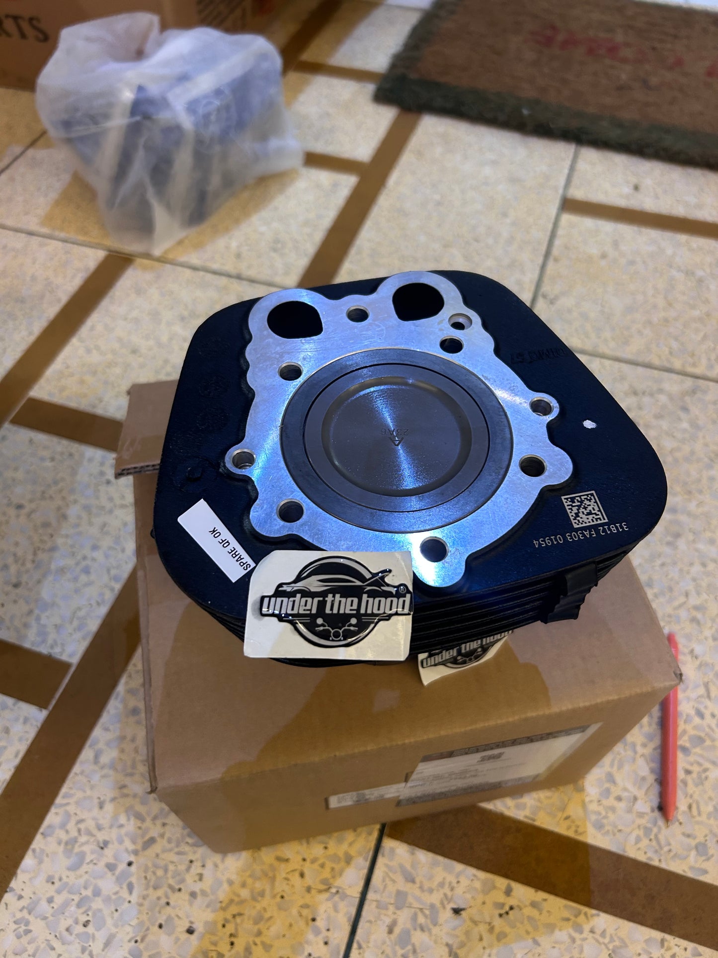 Royal Enfield 600004/A – Piston Barrel Assembly (Standard Bore) – Genuine OEM for 350cc UCE Models