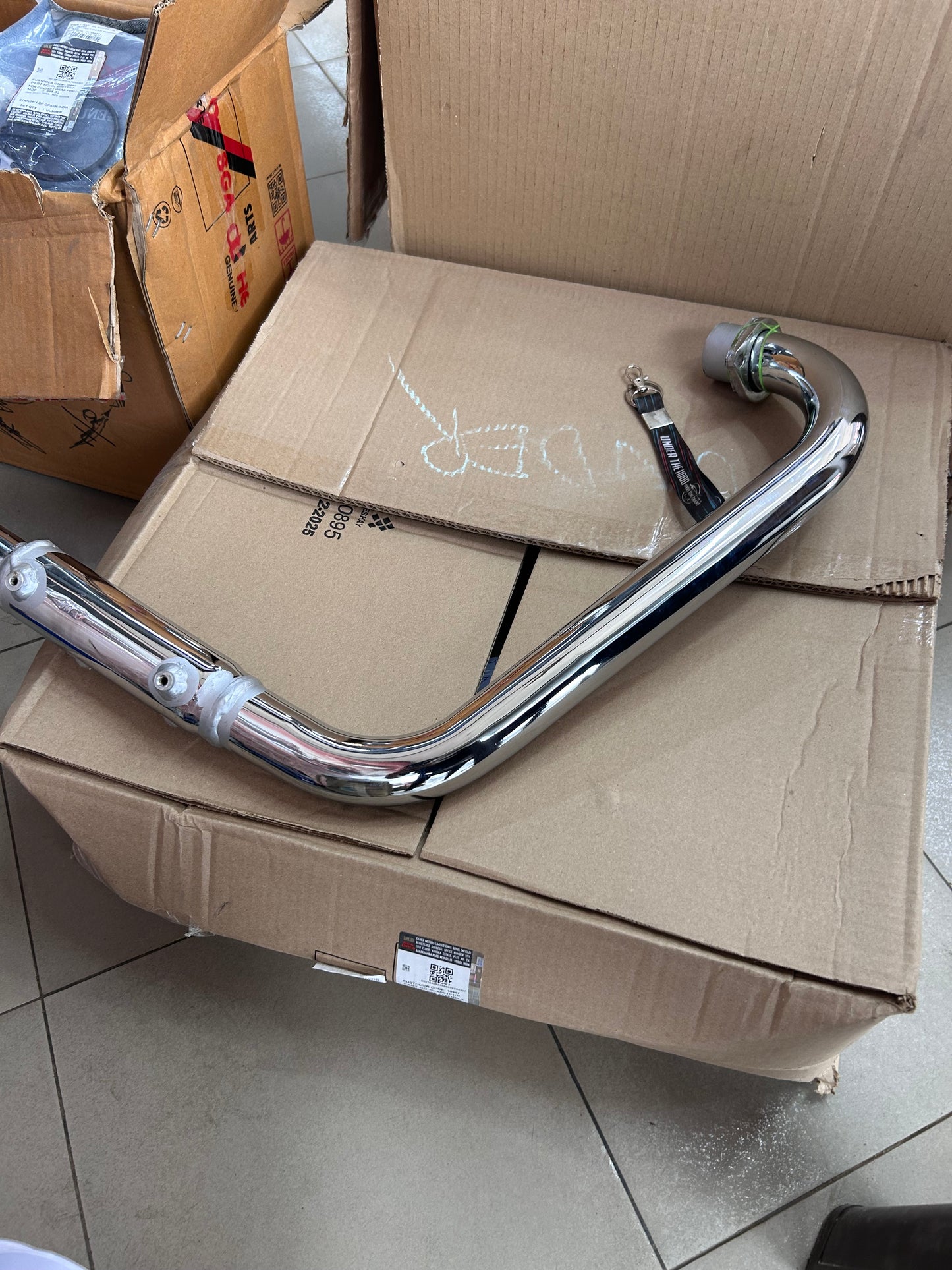 Exhaust Pipe Assembly (Header / Bend Pipe) for Royal Enfield Thunderbird 350 bs4 (UCE) – RLX00101/B