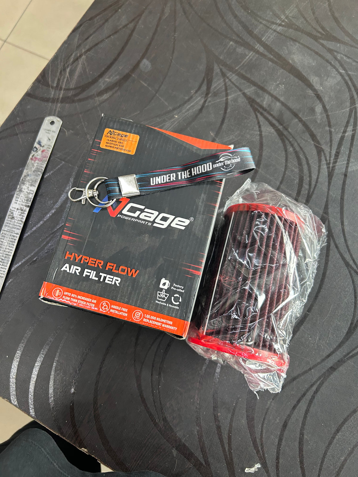 NGage Hyper Flow Performance Air Filter NGAGE-008MET650 – Royal Enfield Super Meteor 650 & Shotgun 650