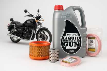 Royal Enfield Thunderbird 350 UCE Service Kit – Basic / Standard / Brake Care / Full Maintenance + Touring & Spark Plug Add‑Ons (OEM)