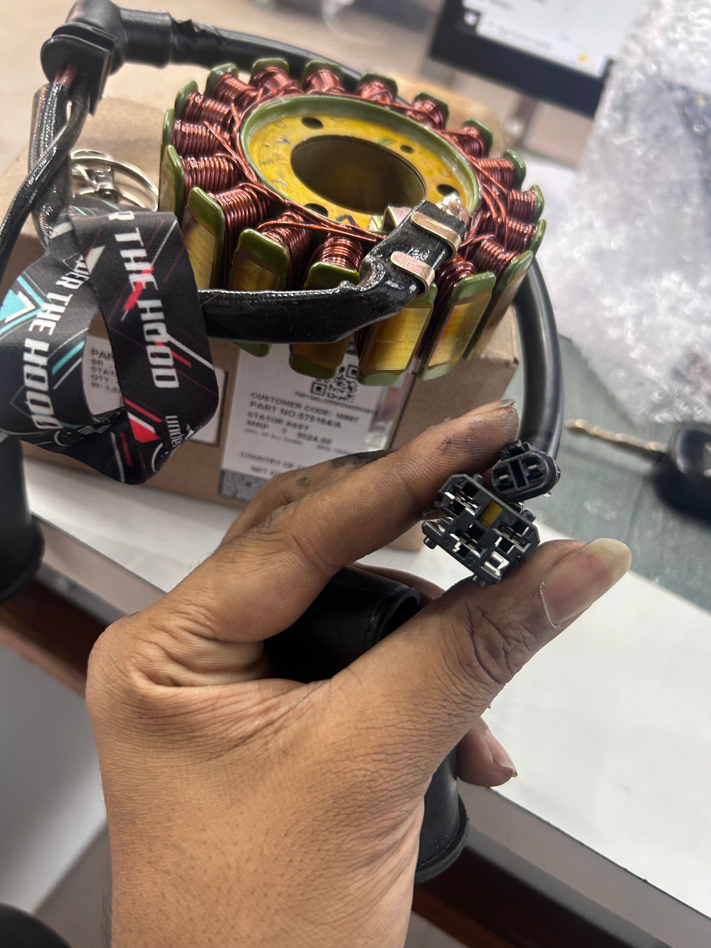 Royal Enfield Stator Assembly (575164/A) – OEM Generator for Interceptor 650, Continental GT 650 & Bear 650