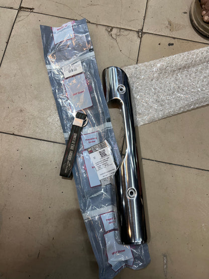 Royal Enfield 591878/B – Exhaust Pipe Guard (OEM Chrome) for Classic 350 & Classic 500 EFI