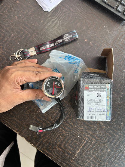 Royal Enfield Old Bullet 350/500 & Electra X Grey-Face Ammeter 146125/A