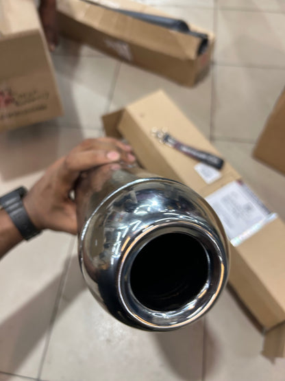 Royal Enfield Meteor 350 Chrome Silencer Assembly RLX00517/B