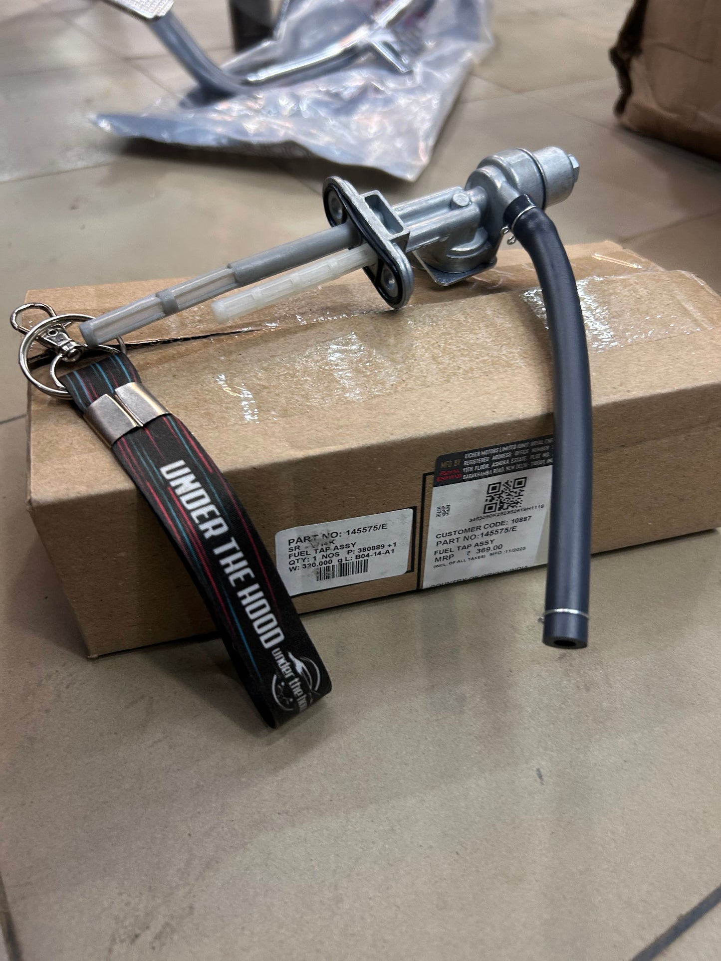 Royal Enfield 145575/E – Fuel Tap Assembly| Genuine OEM Part