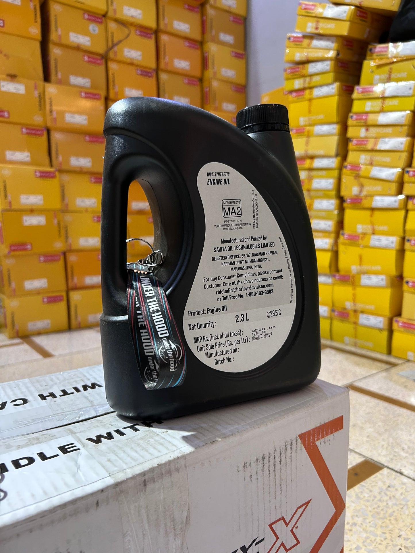 Harley-Davidson X440 / Hero Mavrick 440 Complete Oil Change Kit – Genuine 15W50 MA2 Engine Oil (2.3L) + Hero Oil Filter & Gasket Kit KHDH11113RAAA000S (15410ACA001S)