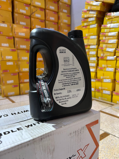 Harley-Davidson X440 / Hero Mavrick 440 Complete Oil Change Kit – Genuine 15W50 MA2 Engine Oil (2.3L) + Hero Oil Filter & Gasket Kit KHDH11113RAAA000S (15410ACA001S)