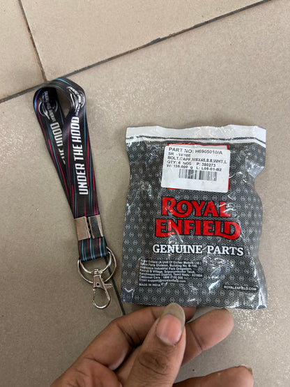 Royal Enfield Bear 650 Footrest Control M8x45 Cap Flange Bolt H6905010/A