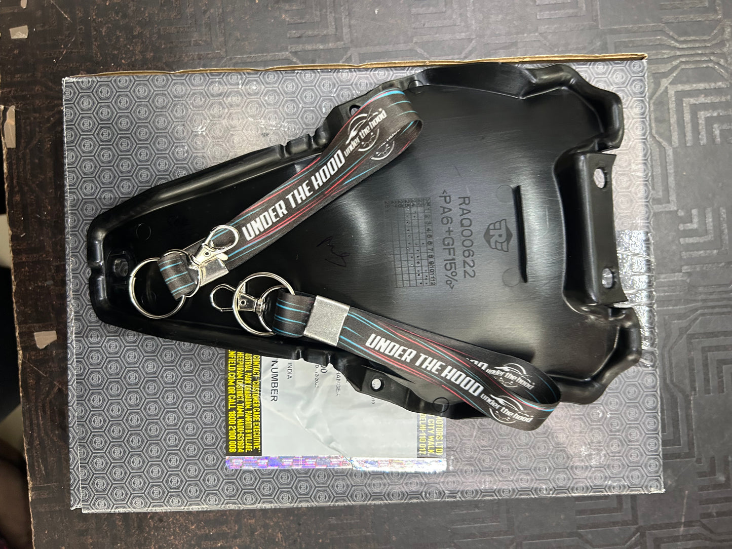 Royal Enfield RAQ00622/E – Cover, Number Plate Hanger (Rear Mudguard/Undertail Cover) for Himalayan 450 | Genuine OEM