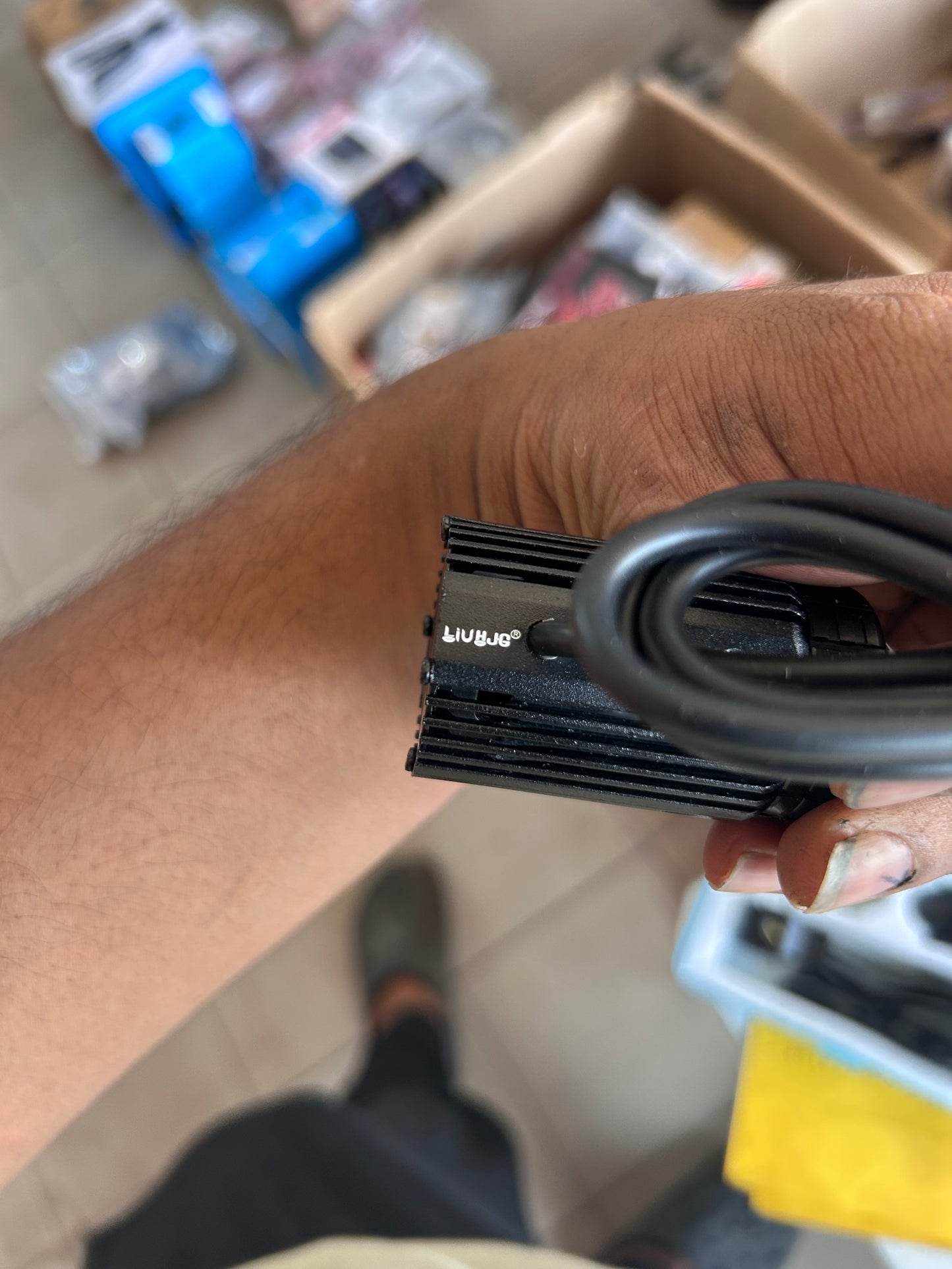 HJG Mini Drive Fog Light with Red Devil DRL & Flasher – Compact White/Yellow Projector | Universal Fit for Bikes, Scooters & Cars (Set of 2)