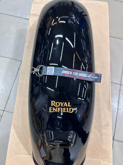 Royal Enfield RAQ00952/A Rear Mudguard with Sticker – Metallic Gloss Black – Bullet 350 Standard Black (J-Series BS6) – Genuine OEM