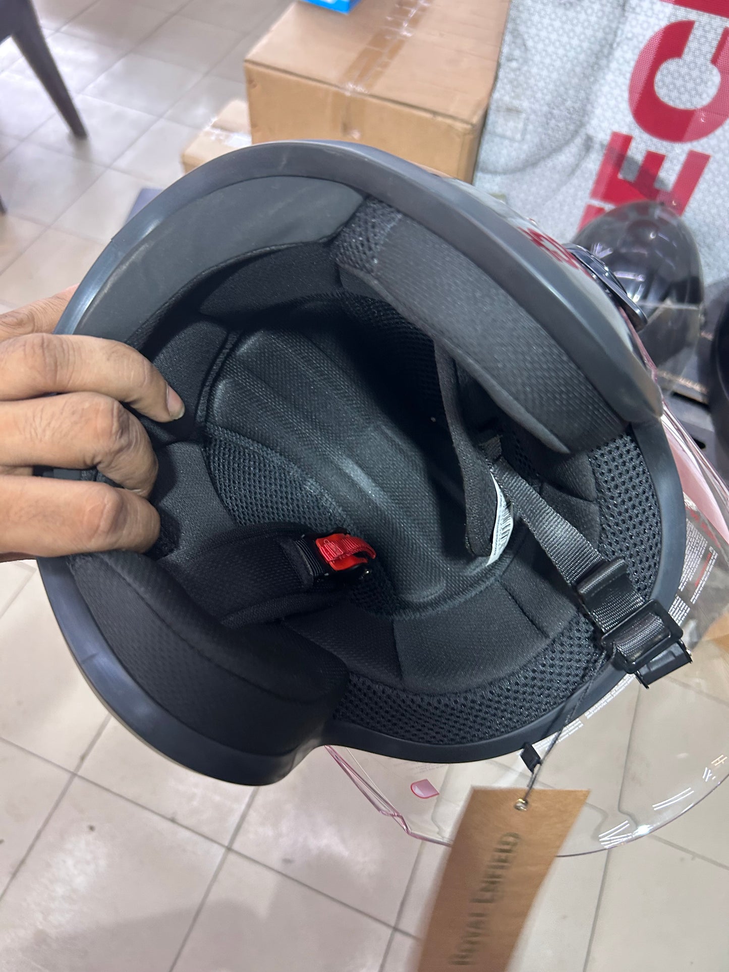 Royal Enfield Jet 1901 Open Face Helmet – Gloss Black – L & XL Sizes (HESS22001 / OP MLG)
