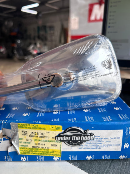 Bajaj JM221002 Rear-View Mirror Assembly Right (RH) – Genuine OEM for Avenger 220