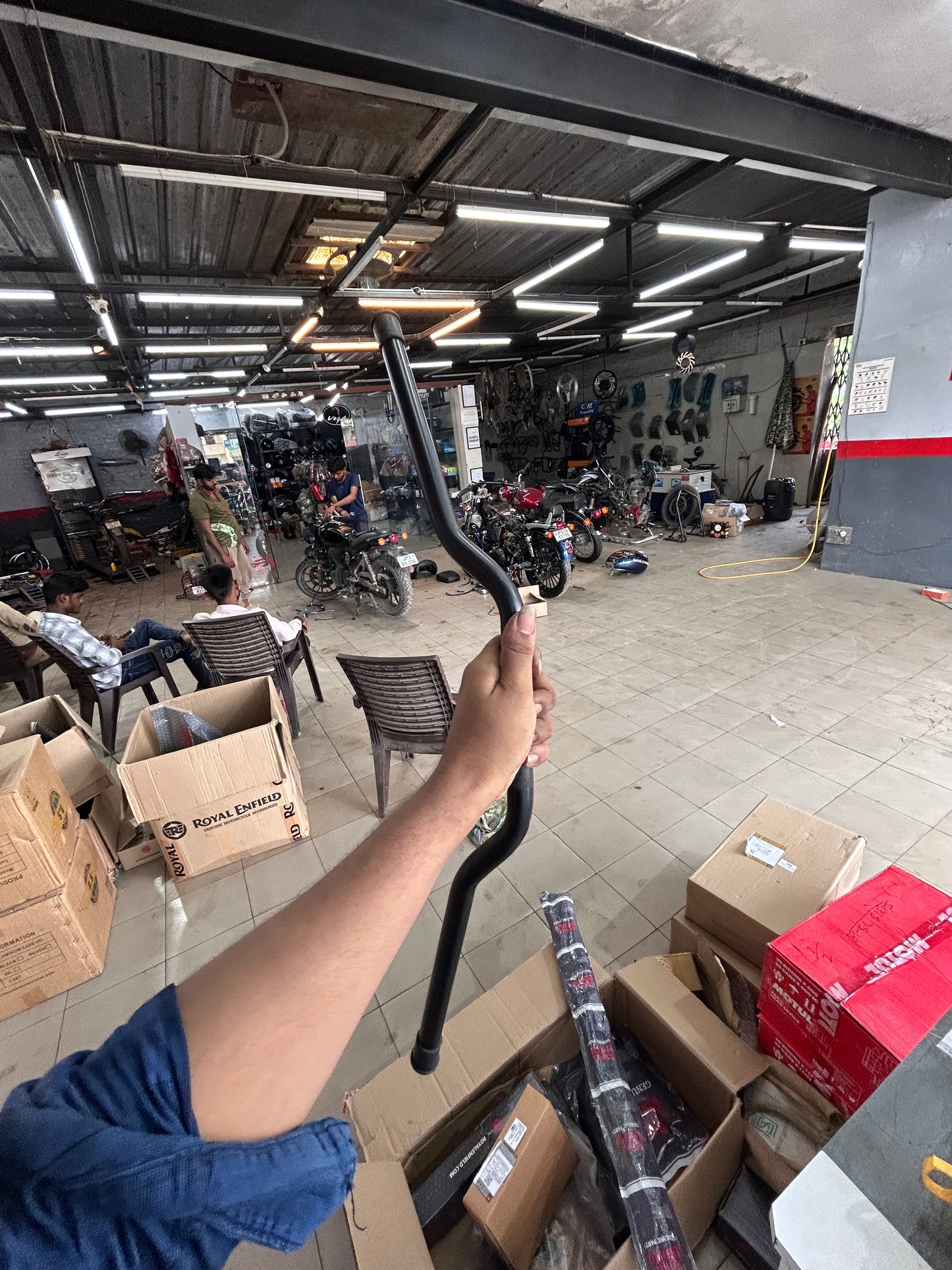 Royal Enfield RAL00039/C – Black Handlebar (OEM) for Hunter 350 BS6