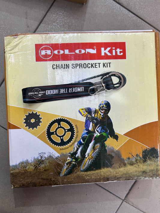 Rolon HXR 254 X-Ring Chain & Sprocket Kit for KTM Duke 250 & Husqvarna 250 (14T/46T, 112-Link, R520 HXR)