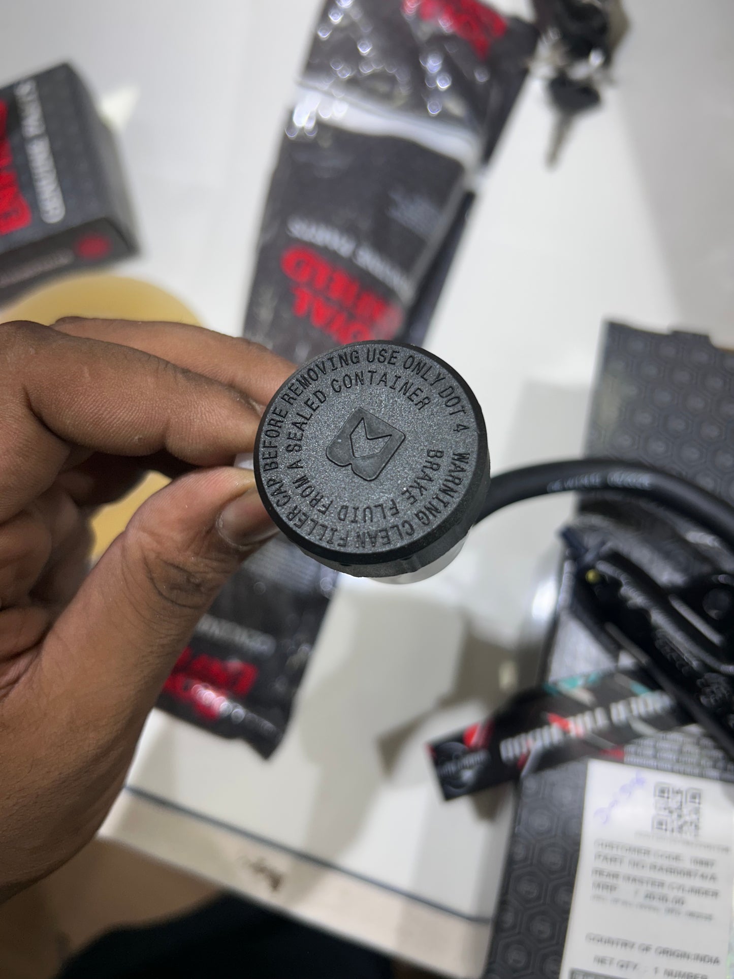 Royal Enfield RAB00874/A – Rear Master Cylinder Assembly for Hunter 350 (All Variants) – OEM