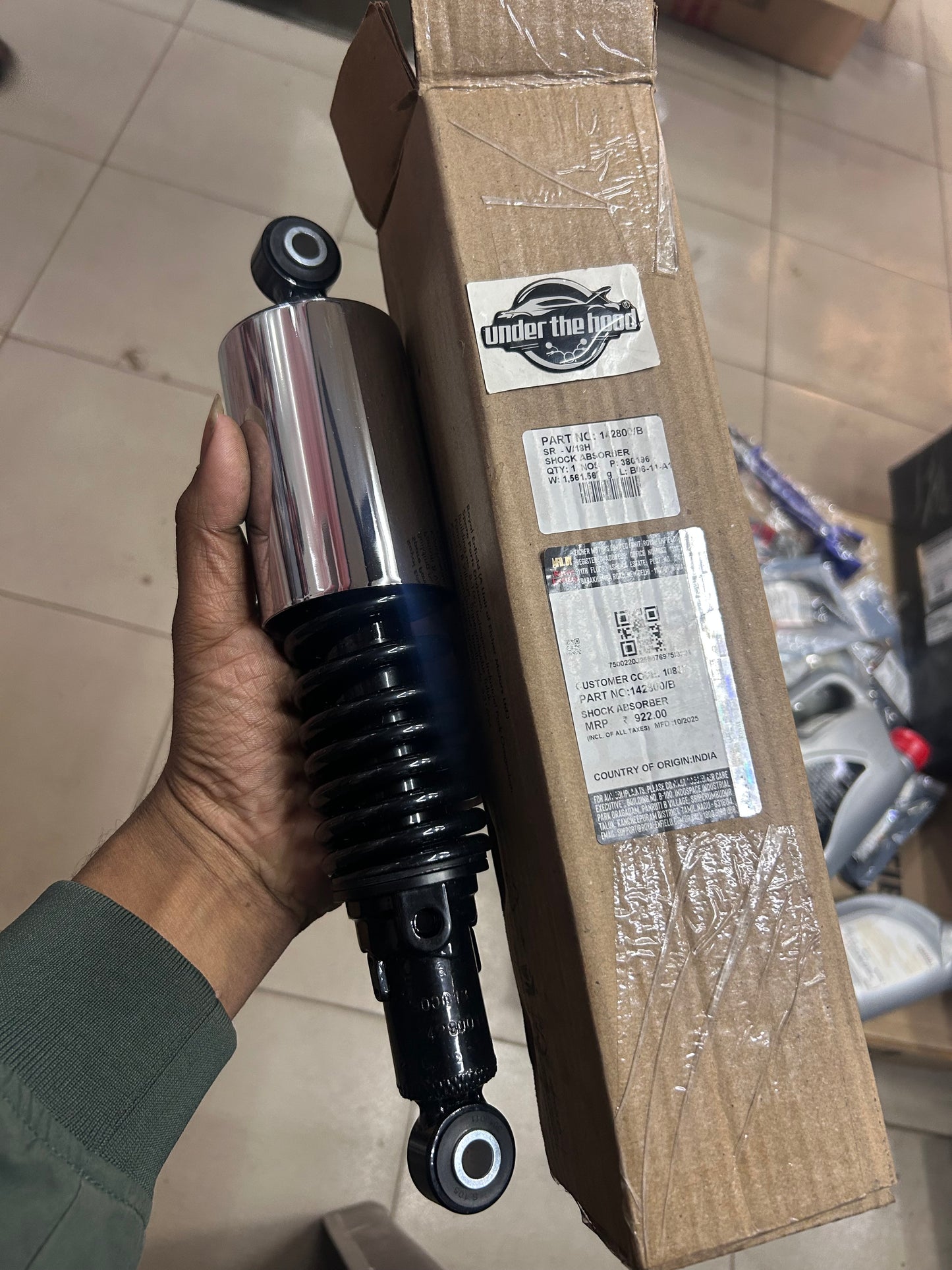 Royal Enfield 142800/B Shock Absorber – Fits Bullet 350 KS (UCE) Single Pcs