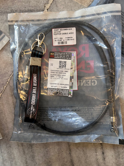 Royal Enfield 590913 Clutch Cable Assembly – Bullet 350 ES BS4 & Classic 350 BS6 (UCE) – Genuine OE