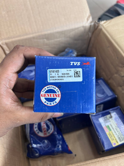 Apache RR310 / BMW G310 Service Kit – Genuine TVS OEM (Air Filter + Oil Filter | Part No. N7081420, N7040380)