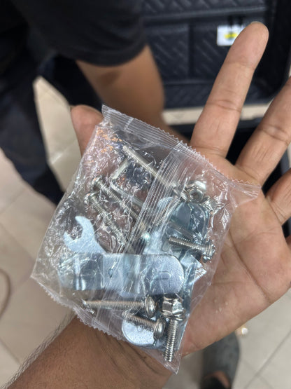 BS Auto 45L Aluminium Top Box – Black & Silver | Waterproof, Secure, Touring Luggage Case