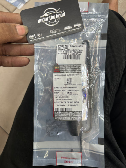 Royal Enfield Side Stand Spring Assembly for Himalayan 450 & Guerrilla 450 – RAW00335/A