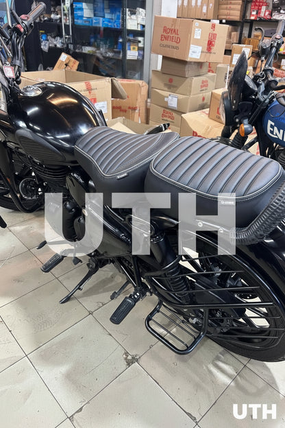Royal Enfield Classic 350 Reborn Black Touring Passenger Seat KXA00071
