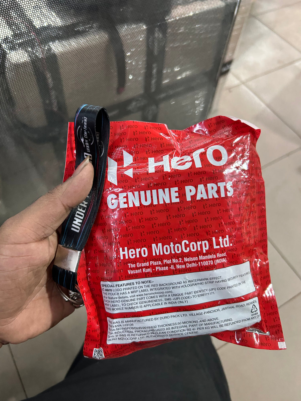 Hero Genuine Brake Shoe / Brake Liner 45125AAHF0099S | Splendor+, HF Deluxe, Glamour, Passion, Xtreme, Destini, Maestro & More