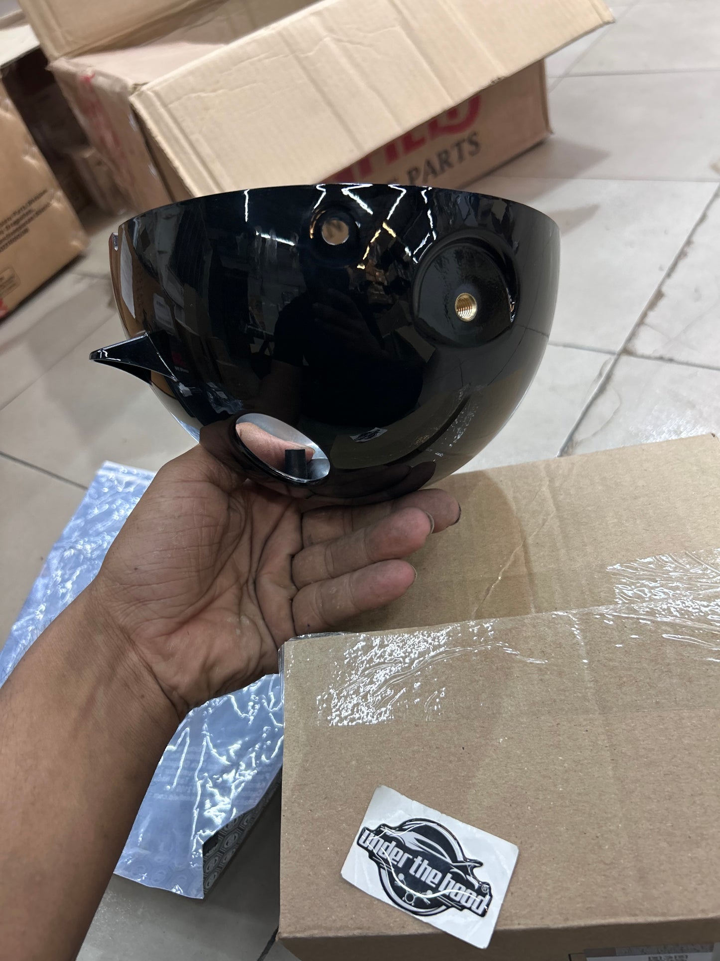 Headlamp Housing (Headlight Bucket / Shell) for Royal Enfield Super Meteor 650 (All Colours, 2023–On) – RAN00407/B
