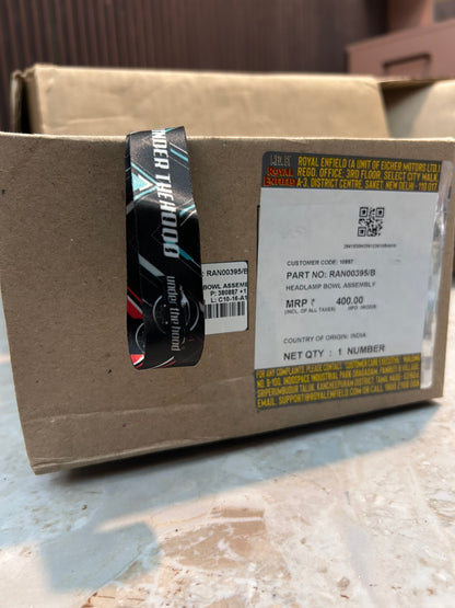 Royal Enfield RAN00395/B – Headlamp Bowl Assembly | Hunter 350 Dapper / Rebel / Factory (OEM