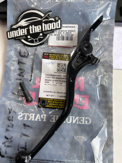 Royal Enfield KAB00436/A – OEM Front Brake Lever Kit for Hunter 350 BS6 (Factory & City Variants)