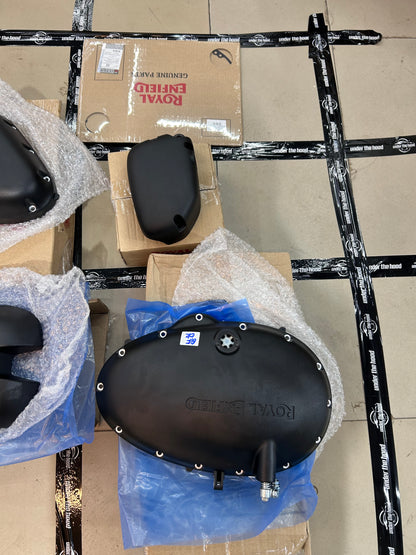 Royal Enfield Interceptor 650 & Continental GT 650 Black Engine Cover Conversion Kit