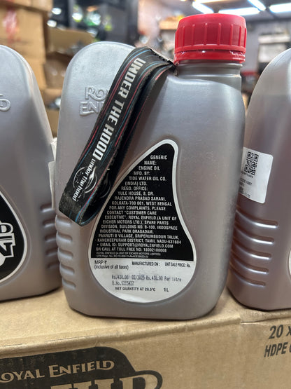 Royal Enfield Liquid Gun Semi Synthetic Engine Oil 15W50 – 1 Litre (Top-Up / Service Support) – 3600012 (UCE + J-Series Grade)