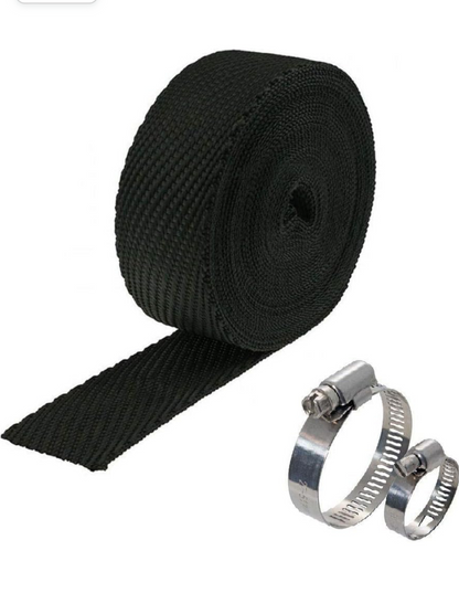 Silencer Wrap for Royal Enfield Bullet Classic Bend Pipe Heat