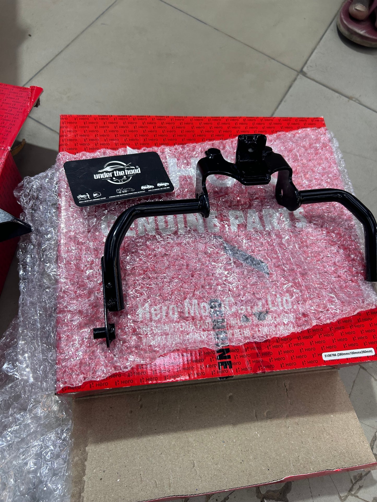 Hero Genuine Belly Pan Assembly Kit for Glamour X 125 - 5 Colour Options