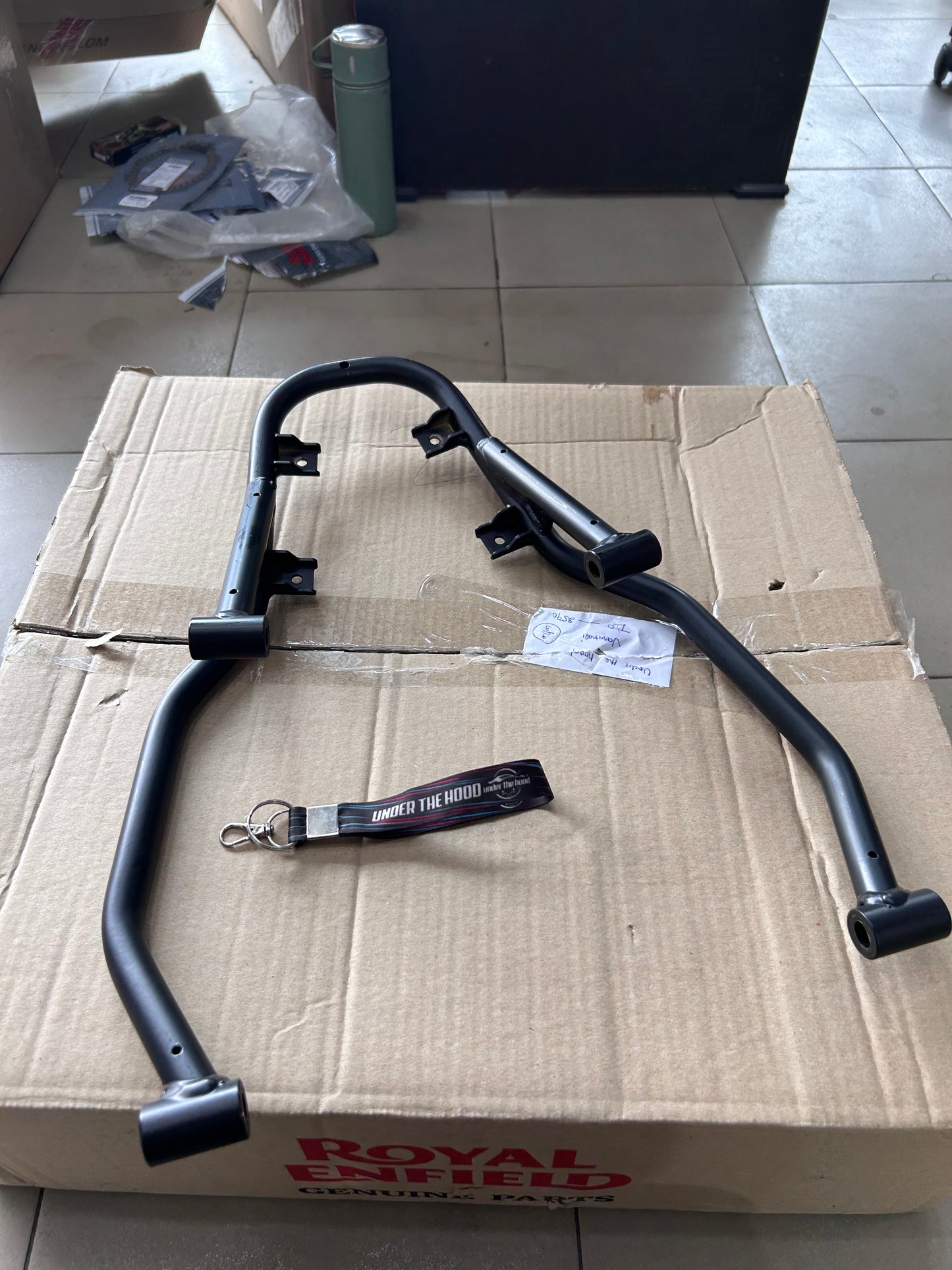 Royal Enfield Himalayan 450 Black Rear Grab Rail Assembly RAU00387/A