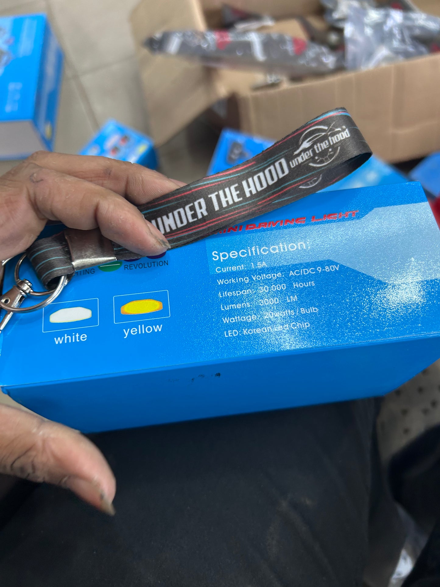 HJG Mini Drive LED Auxiliary Fog/Driving Lights (20W/Light, 3000LM, 9–80V) | LIU HJG | White/Yellow