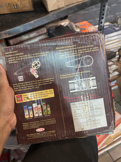 Rolon KIT NXRC 320 Brass Premium X-Ring Chain Sprocket Kit for Apache 310RR & BMW G310 Series