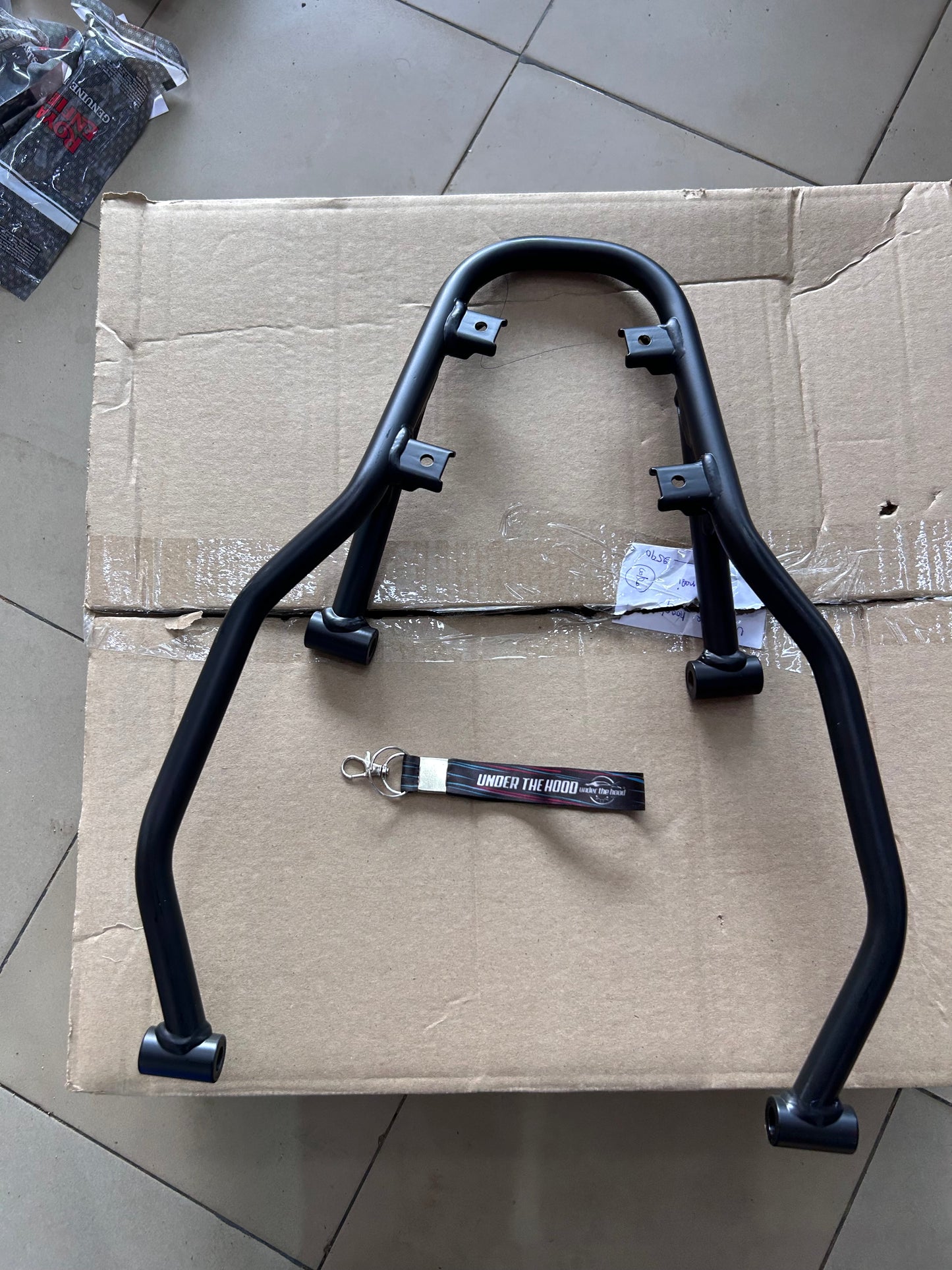 Royal Enfield Himalayan 450 Black Rear Grab Rail Assembly RAU00387/A